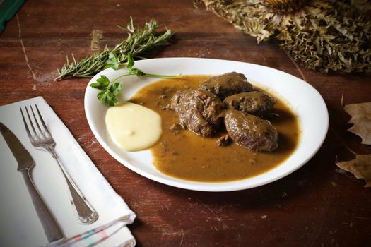 Carrilleras de cerdo al vino tinto