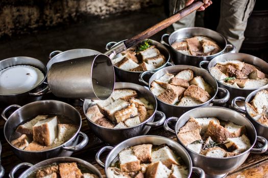 Pantrucas (Sopa de Massa Chilena)