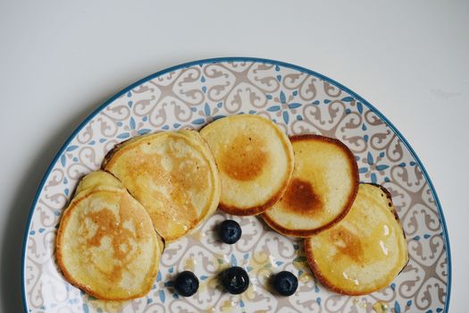 Fluffy American pancakes