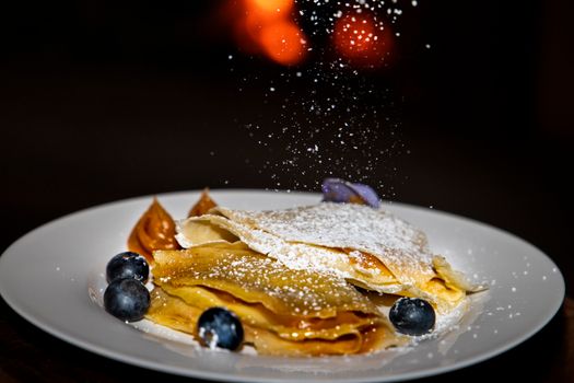 Vegan oat crepes