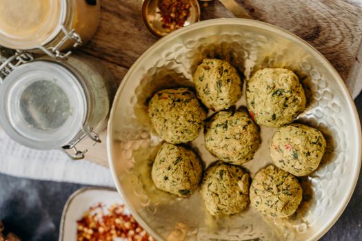 Falafel de garbanzos al horno
