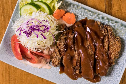 Salsa tonkatsu casera