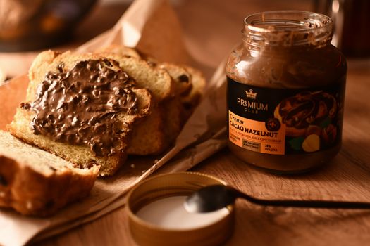 Crema de cacao y avellanas tipo Nutella