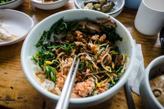 Bibimbap vegetal