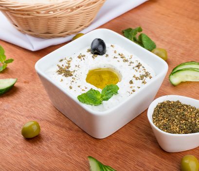 Tzatziki de pepino y yogur