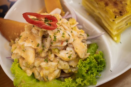 Ceviche clasico de pescado