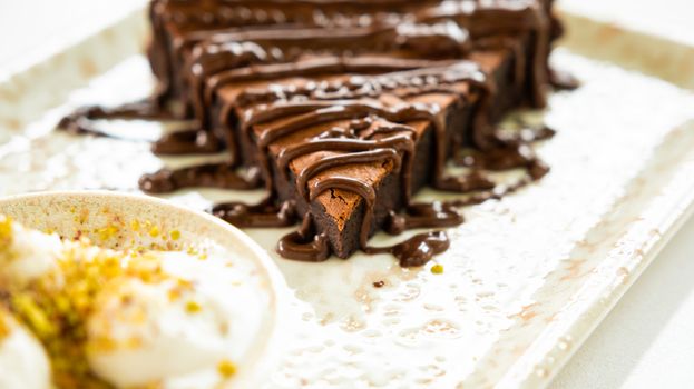 Brownie vegano