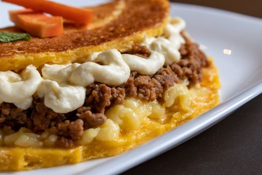 Cachapa with Fresh Cheese