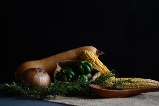 Zapallos italianos rellenos de verduras